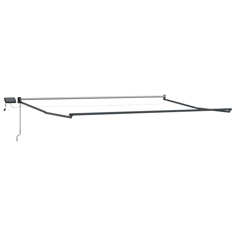 Vidaxl Electric Retractable Awning Frame Anthracite 4 X 3 M Aluminium