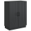 VidaXL vidaXL Sideboard Black 66 x 34.5 x 87 cm Engineered Wood 1