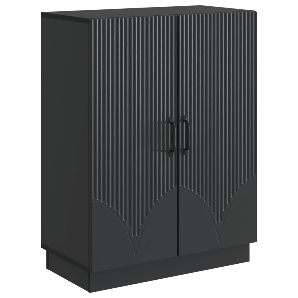 Vidaxl Sideboard 66 X 34.5 X 87 Cm Engineered Wood Black