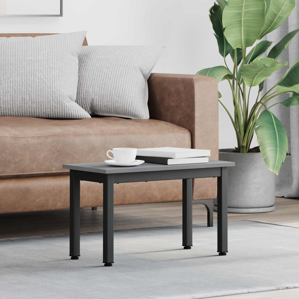 Vidaxl Coffee Table Grey Sonoma 60 X 30 X 36 Cm Engineered Wood Brown,Grey