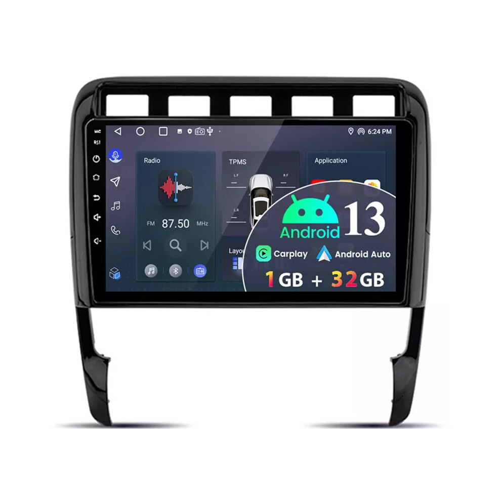9In Car Stereo Radio 2+64G For Porsche Cayenne 2002-2010 With Carplay Android Auto Swc + Ahd Backup Camera 5044063048659