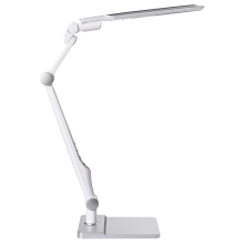 LED Desk Lamp PEGASI with Dimmer Silver