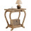 Tribesigns Tribesigns Side End Table  Wooden 2-Tier Rustic Besides Sofa Table with Storage, Brown 1