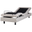 Beliani Adjustable Bed without Headboard Fabric DUKE 90 x 200 cm (EU Single) Beige 1