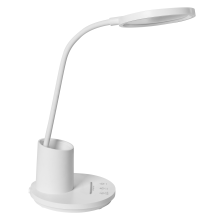 LED Desk Lamp VELA with Dimmer White