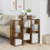 VidaXL vidaXL Sideboard Smoked Oak 90 x 30 x 90 cm 4