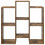 VidaXL vidaXL Sideboard Smoked Oak 90 x 30 x 90 cm 5