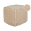 Beliani Pouffe ALIPUR Boucle Light Brown 1