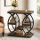 Tribesigns Tribesigns 4-Shelf Side End Table, 23.6-Inch Rustic Narrow Bedside Table with Storage 1