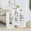 VidaXL vidaXL Sideboard White 90 x 30 x 90 cm 4