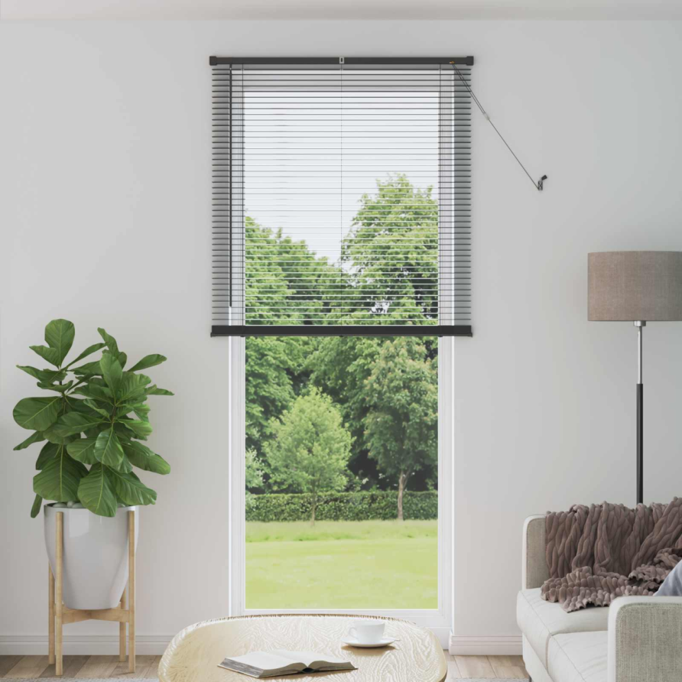 Vidaxl Venetian Blind Silver Grey 213 X 80 Cm Pvc