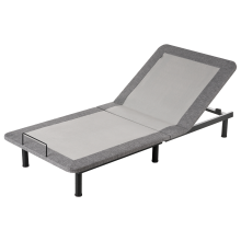 Electric Adjustable Bed Base BRUNOY 90 x 200 cm (EU Single) Grey