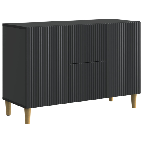 VidaXL vidaXL Sideboard with Drawer Black 89 x 34.5 x 60 cm Engineered Wood