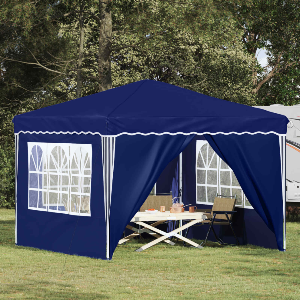 Vidaxl Pop-Up Party Tent Blue 288 X 288 X 245 Cm Oxford Fabric