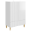 VidaXL vidaXL Sideboard High Gloss White 66 x 34.5 x 95 cm Engineered Wood 1