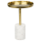 Beliani Side Table CAMELO II Metal White 1