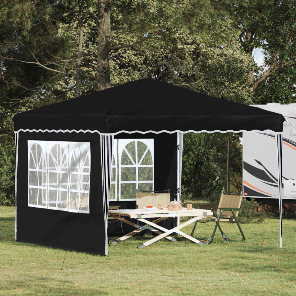 Vidaxl Pop-Up Party Tent Black 288 X 288 X 245 Cm Oxford Fabric