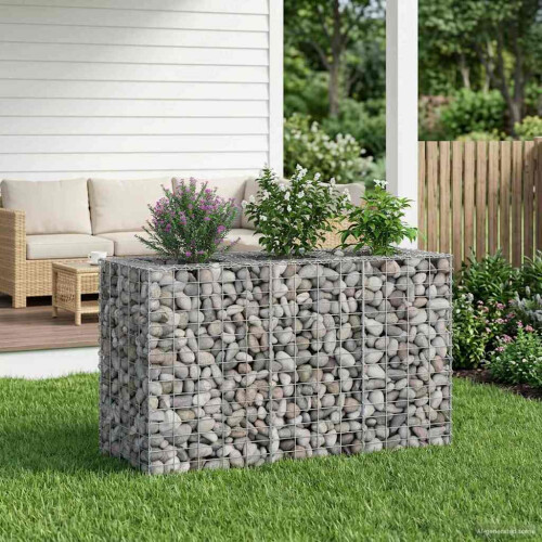 VidaXL vidaXL Gabion Raised Bed Silver