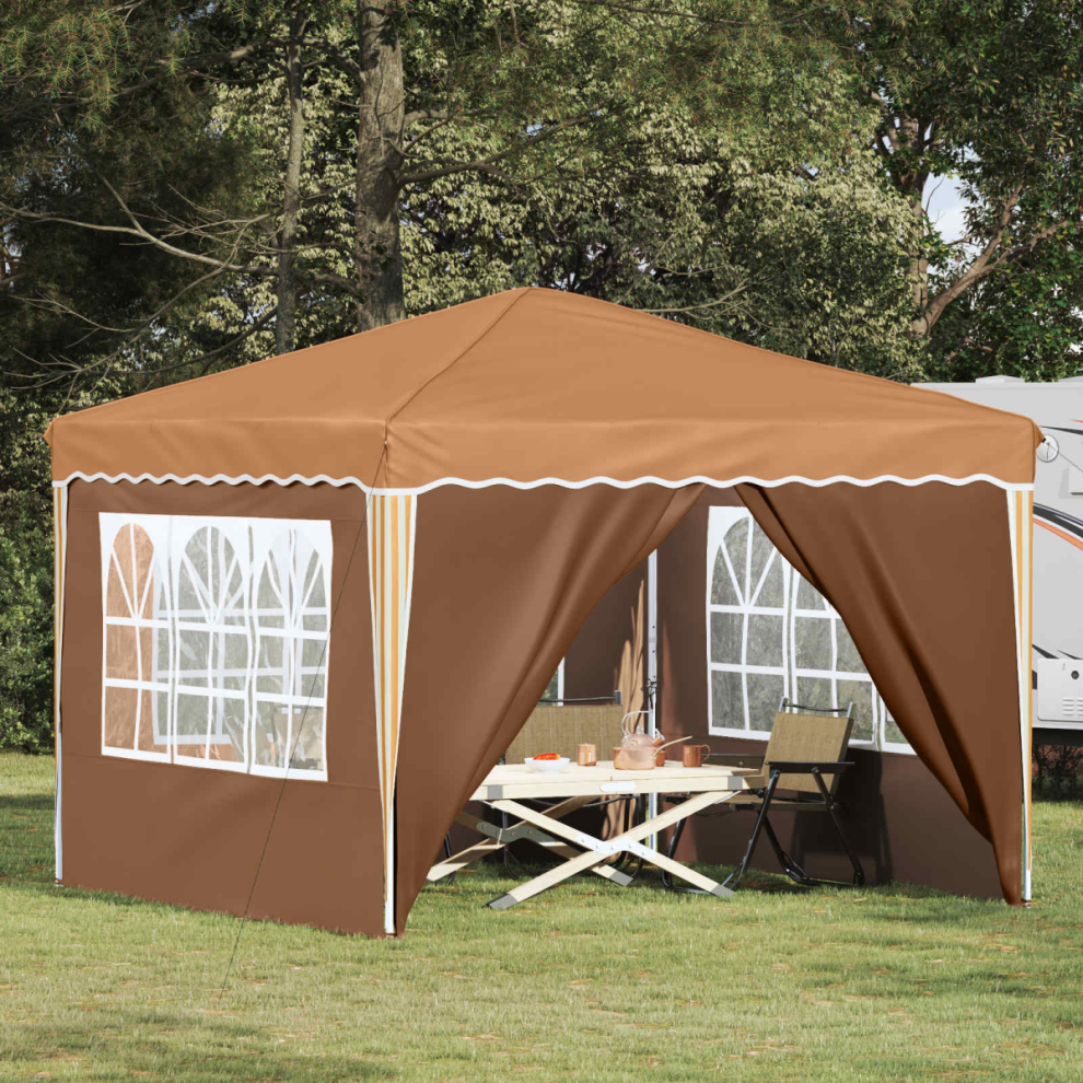 Vidaxl Pop-Up Party Tent Beige 288 X 288 X 245 Cm Oxford Fabric
