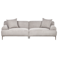 Sofa 3 Seater MATILA Fabric Light Grey