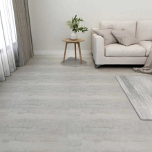 vidaXL Bodenplanken Grau und Hellgrau 5,11 m² 55 Stk. PVC