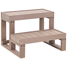 Hot Tub Steps LIMAY Brown