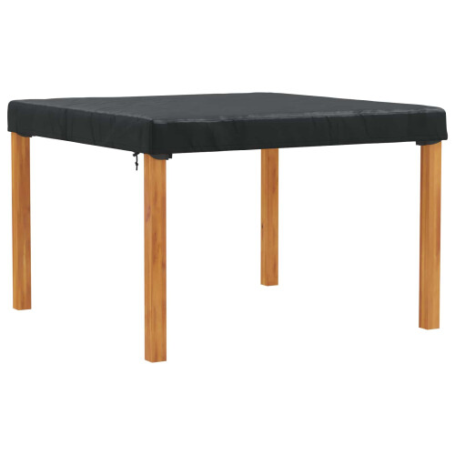 VidaXL vidaXL Table Cover Plain Black 142 x 142 x 15 cm Fabric 2