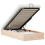 VidaXL vidaXL Ottoman Bed Frame with Storage Natural 90 x 190 cm 3