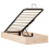 VidaXL vidaXL Ottoman Bed Frame with Storage Natural 90 x 190 cm 5