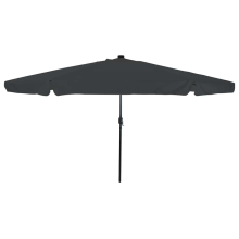vidaXL Garden Parasol Anthracite 395 x 395 x 245 cm Polyester