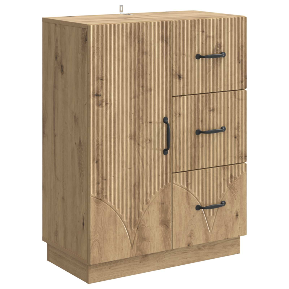 Vidaxl Sideboard Artisan Oak 66 X 34.5 X 87 Cm Engineered Wood