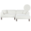 Beliani Corner Sofa 3 Seater HOLT Boucle White Left Hand 1
