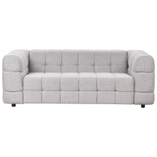 Sofa 3 Seater MULLOLA Fabric Light Grey