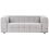 Beliani Sofa 3 Seater MULLOLA Fabric Light Grey 1