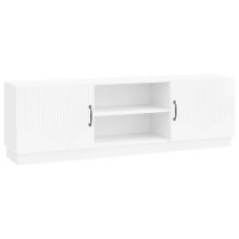 vidaXL TV Cabinet High Gloss White 150 x 31 x 47 cm Engineered Wood