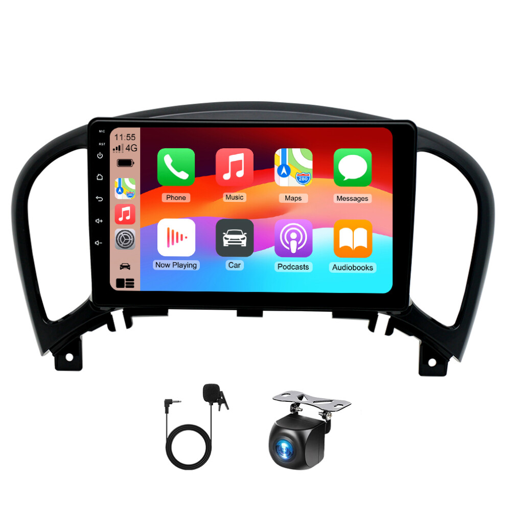 9In Car Stereo Radio 4+64G For Nissan Juke 2010-2014 With Carplay Android Auto Swc + Ahd Backup Camera 5044063048666