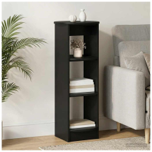 vidaXL Side Cabinet Black 40 x 40 x 100 cm Engineered Wood