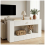VidaXL vidaXL Console Table High Gloss White 155 x 29 x 74 cm Engineered Wood 1
