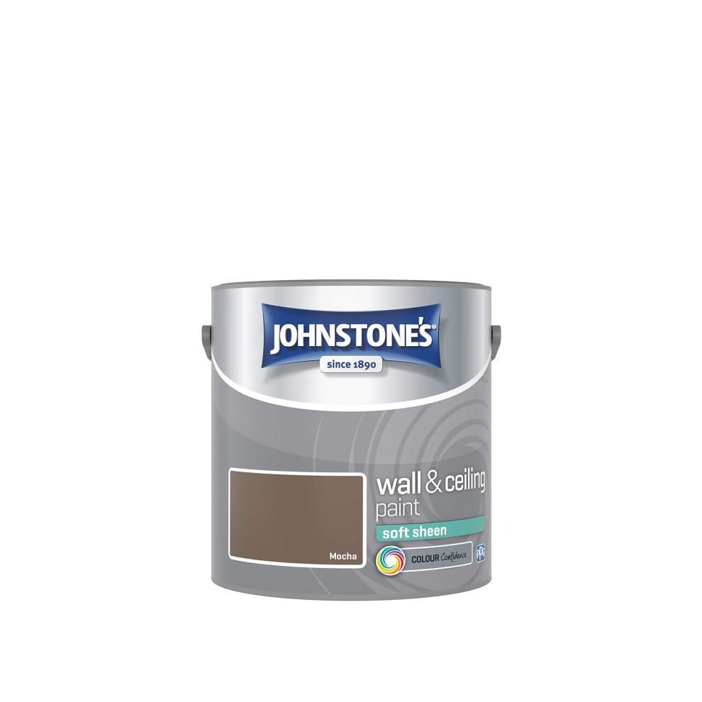 Johnstone's 304150 Vinyl Soft Sheen Emulsion - Mocha,2.5