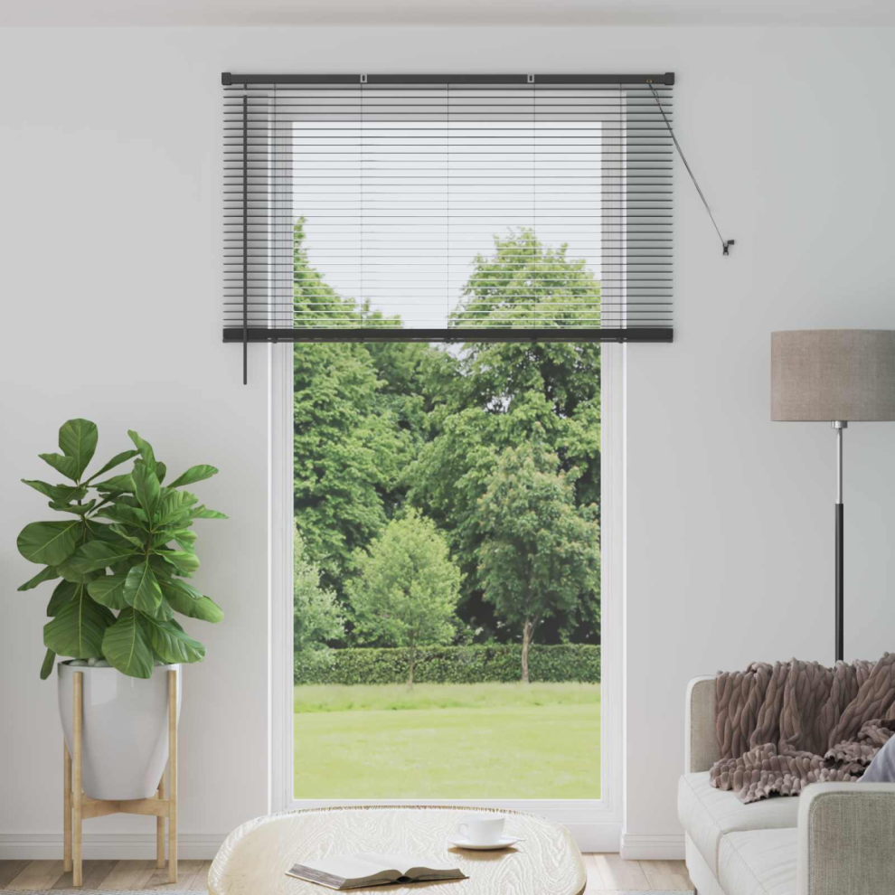 Vidaxl Venetian Blind Silver Grey 213 X 140 Cm Pvc