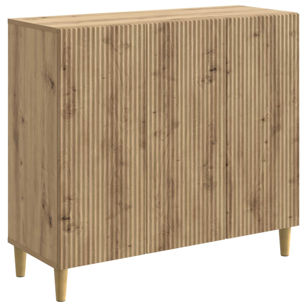 Vidaxl Sideboard Artisan Oak 89 X 34.5 X 80 Cm Engineered Wood