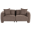 Beliani Sofa 3 Seater EKENES Fabric Brown 1