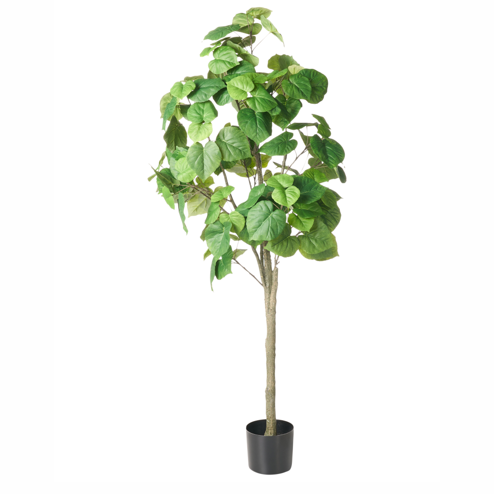 Beliani Artificial Plant Ficus Tree 160 Cm Green