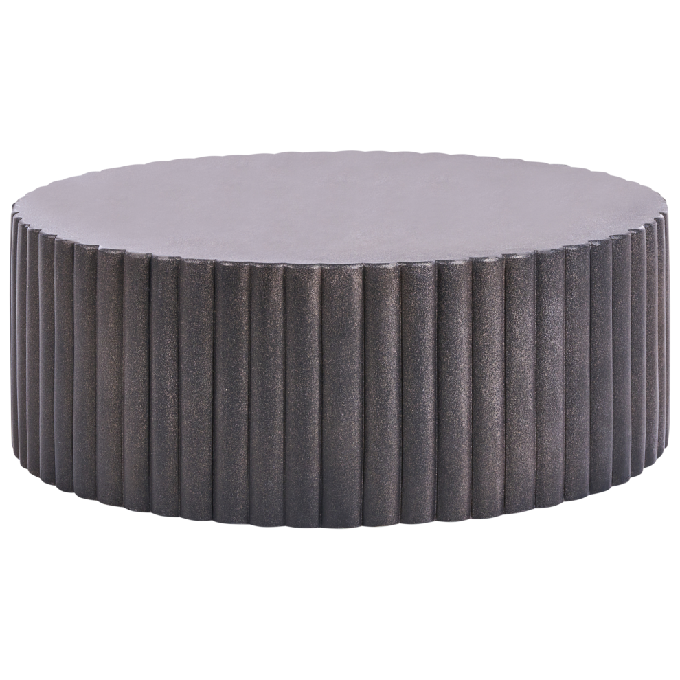 Beliani Coffee Table Pozza 117 Cm 117 Cm Black