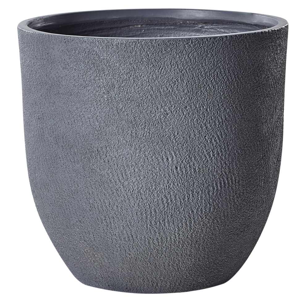 Beliani Plant Pot Kannia 55 Cm Light Grey