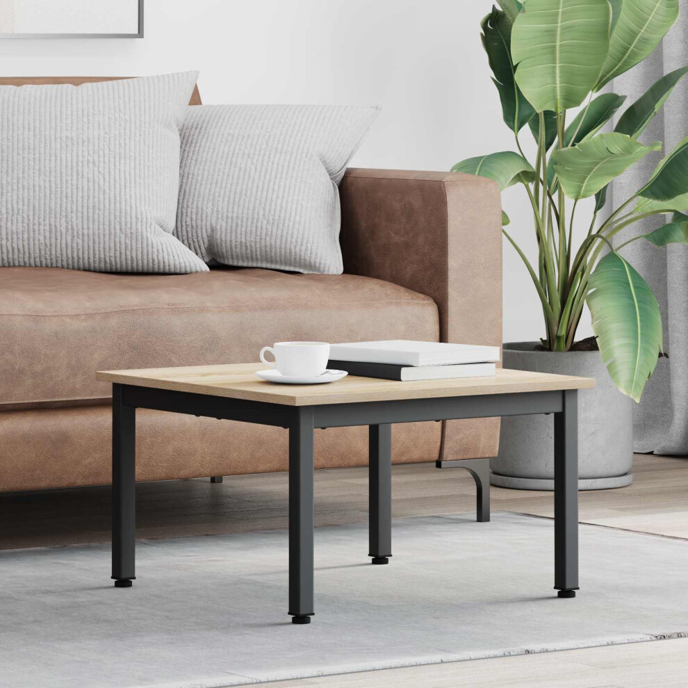 Vidaxl Coffee Table Sonoma 60 X 60 X 36 Cm Engineered Wood