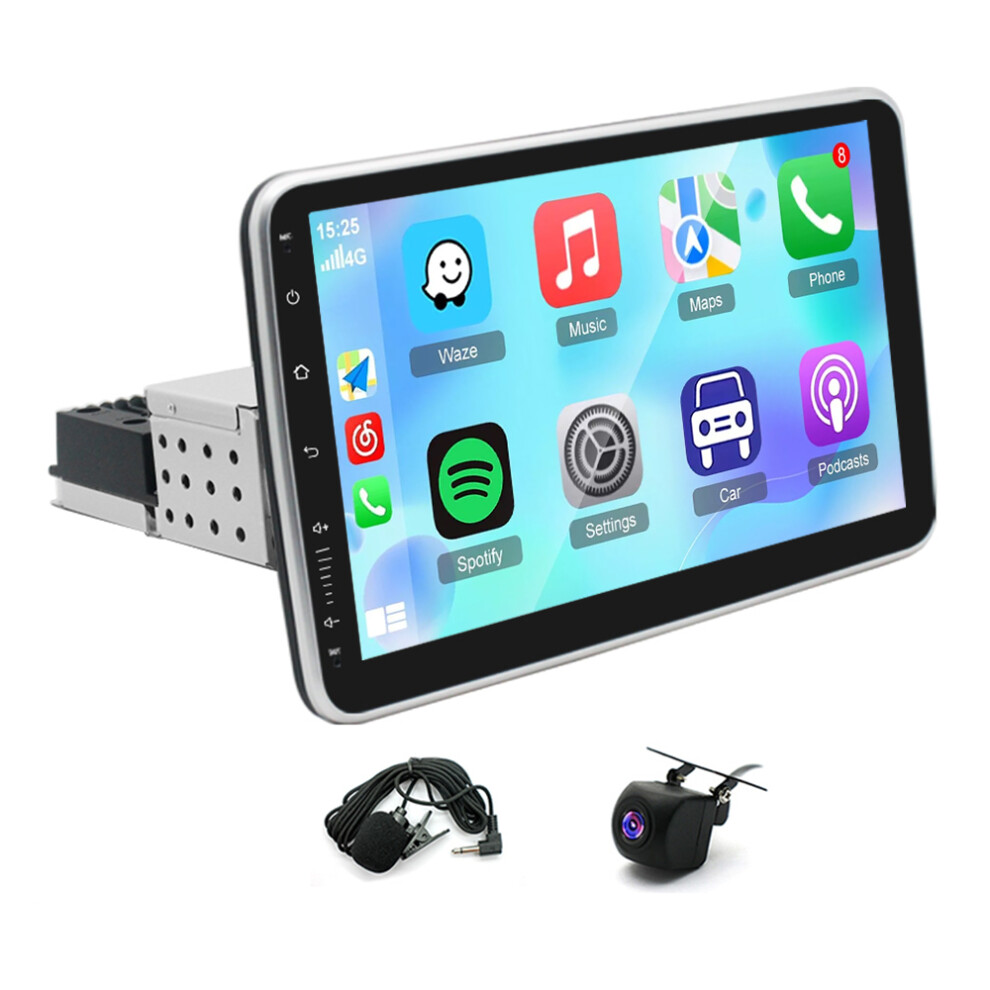 10In Universal Car Stereo Radio 4+64G With Carplay Android Auto Swc + Ahd Backup Camera 6276096764940