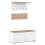 Beliani Hallway Set ESTEVAN White 1