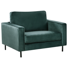 Armchair SAVALEN Velvet Dark Green