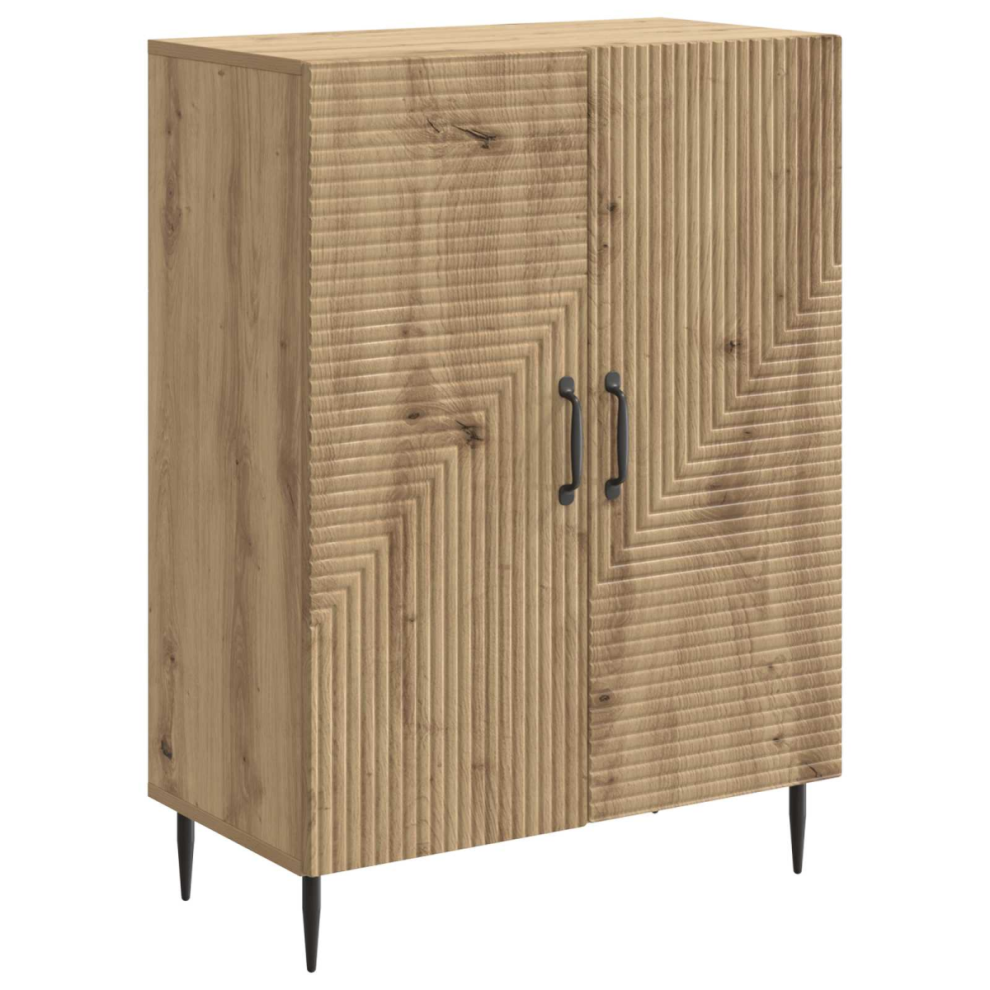 Vidaxl Sideboard Artisan Oak 66 X 34.5 X 89.5 Cm Engineered Wood